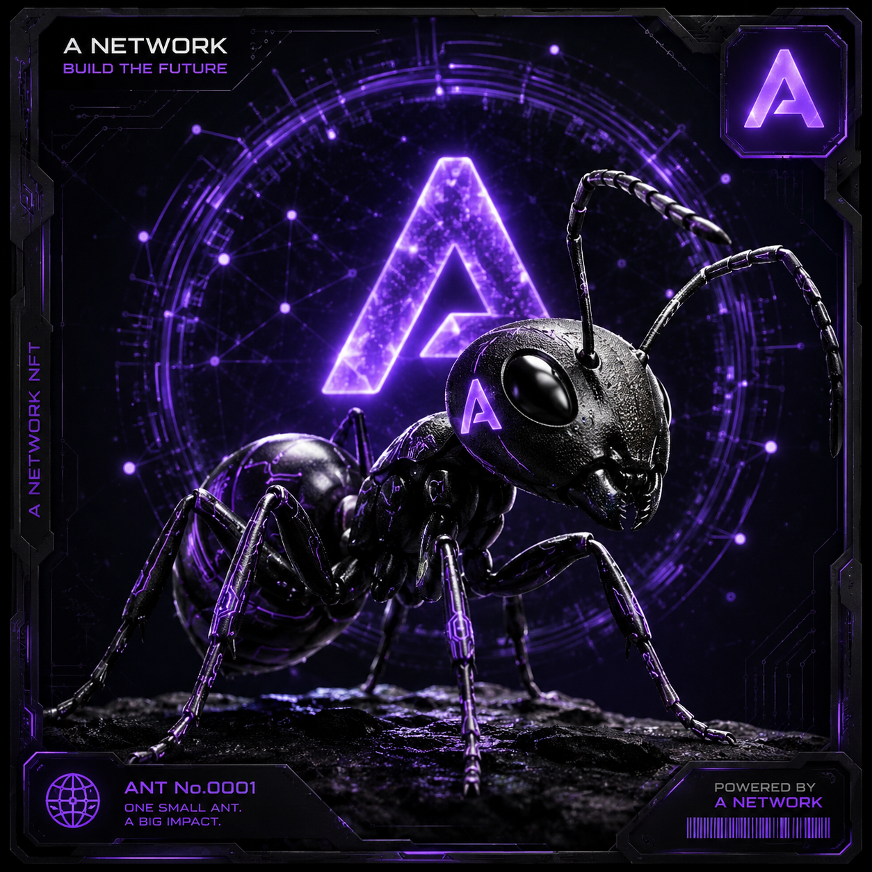 ANT #0001 Reseed NFT public proof artwork